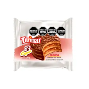 Alfajor TURIMAR Triple Negro 60 Gramos
